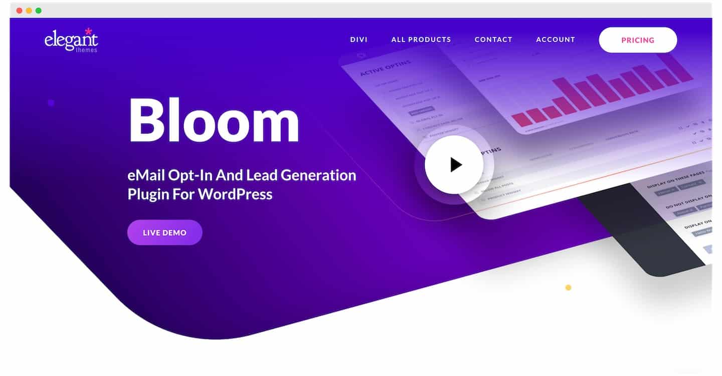 Bloom's homepage